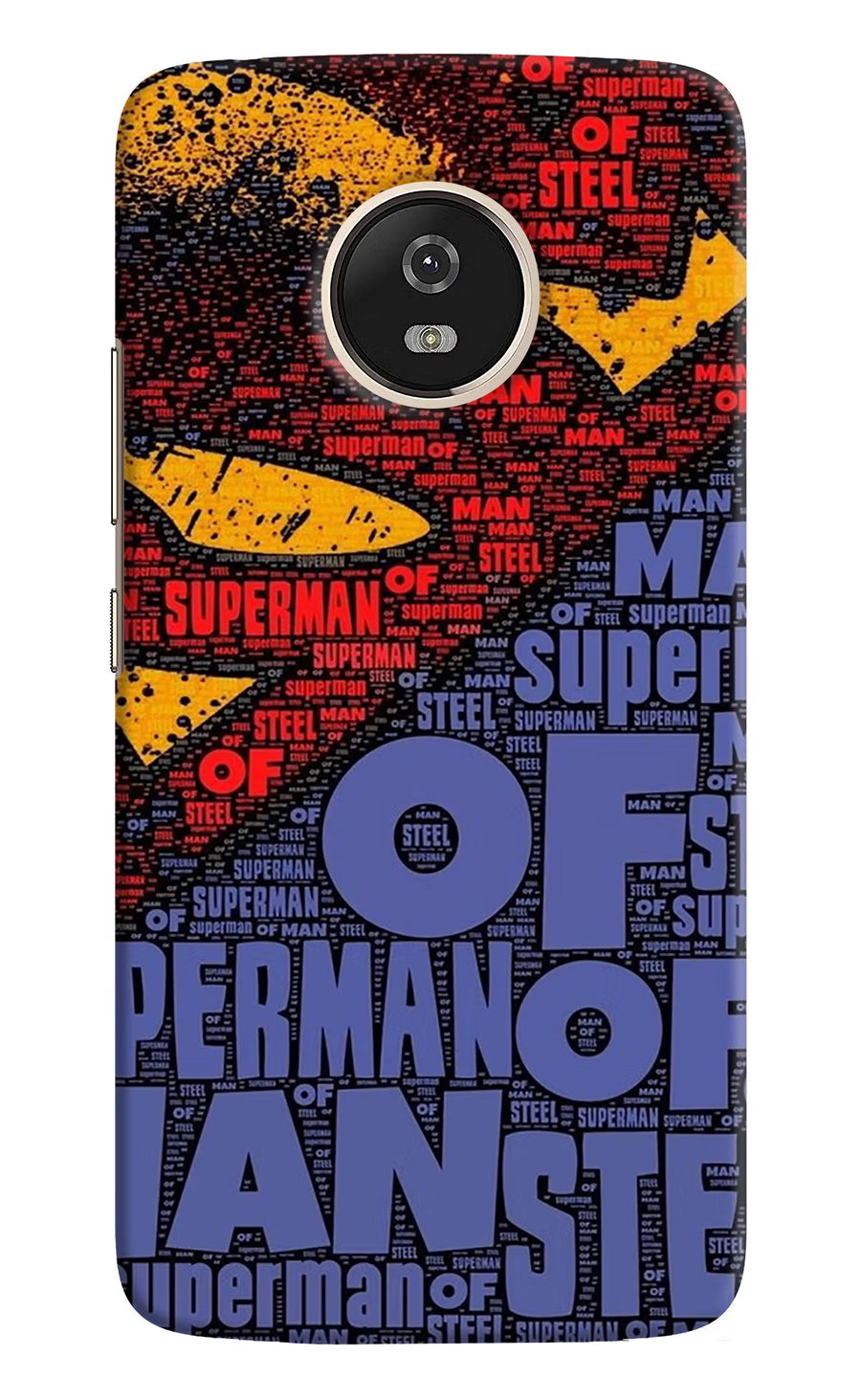 Superman Moto G5 Back Cover, Hard case