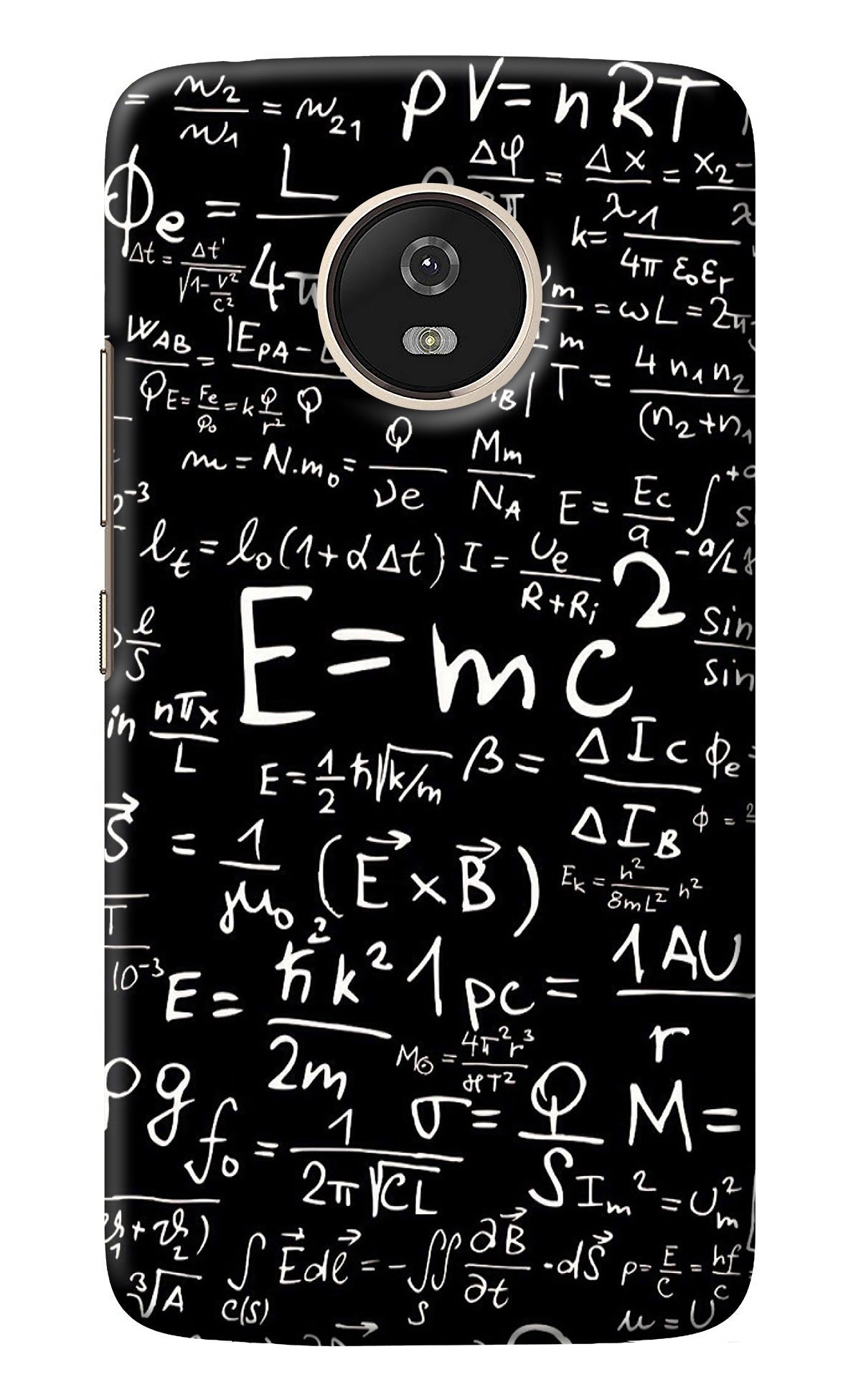 Physics Albert Einstein Formula Moto G5 Back Cover