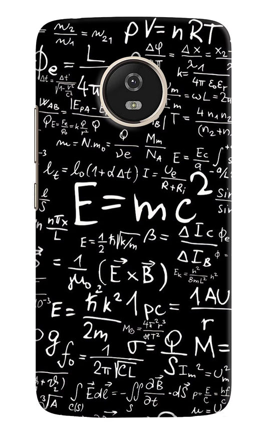 Physics Formula Moto G5 Hard Case Back Cover by Casekaro