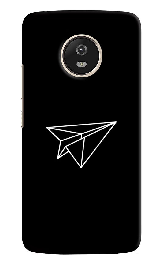 Paper Plane White Moto G5 Hard Case Back Cover by Casekaro