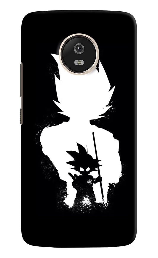 Goku Shadow Moto G5 Hard Case Back Cover by Casekaro