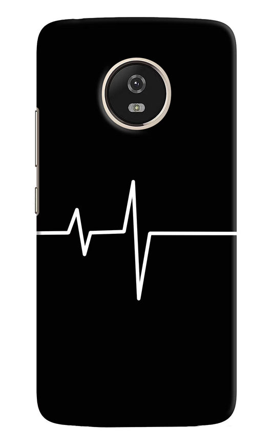 Heart Beats Moto G5 Hard Case Back Cover by Casekaro