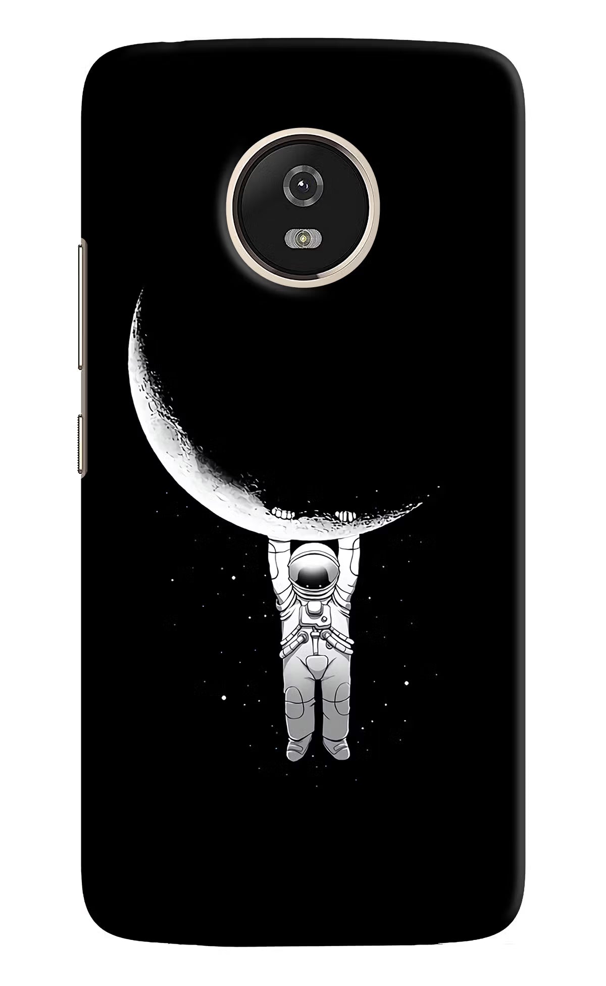 Moon Space Moto G5 Hard Case Back Cover by Casekaro