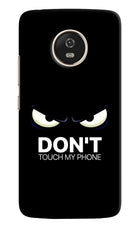 Don'T Touch My Phone Moto G5 Hard Case Back Cover by Casekaro