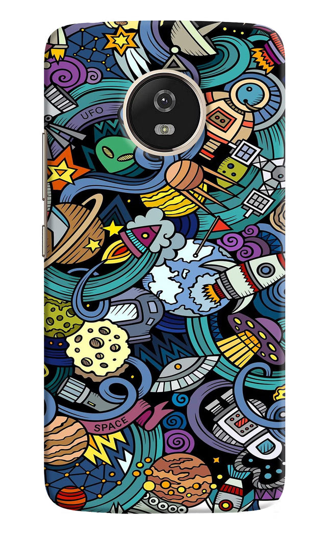 Space Abstract Moto G5 Hard Case Back Cover by Casekaro