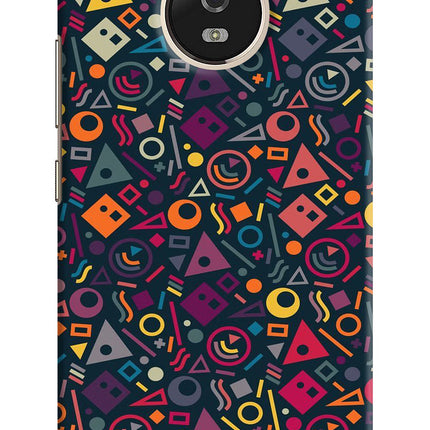 Geometric Abstract Moto G5 Hard Case Back Cover by Casekaro