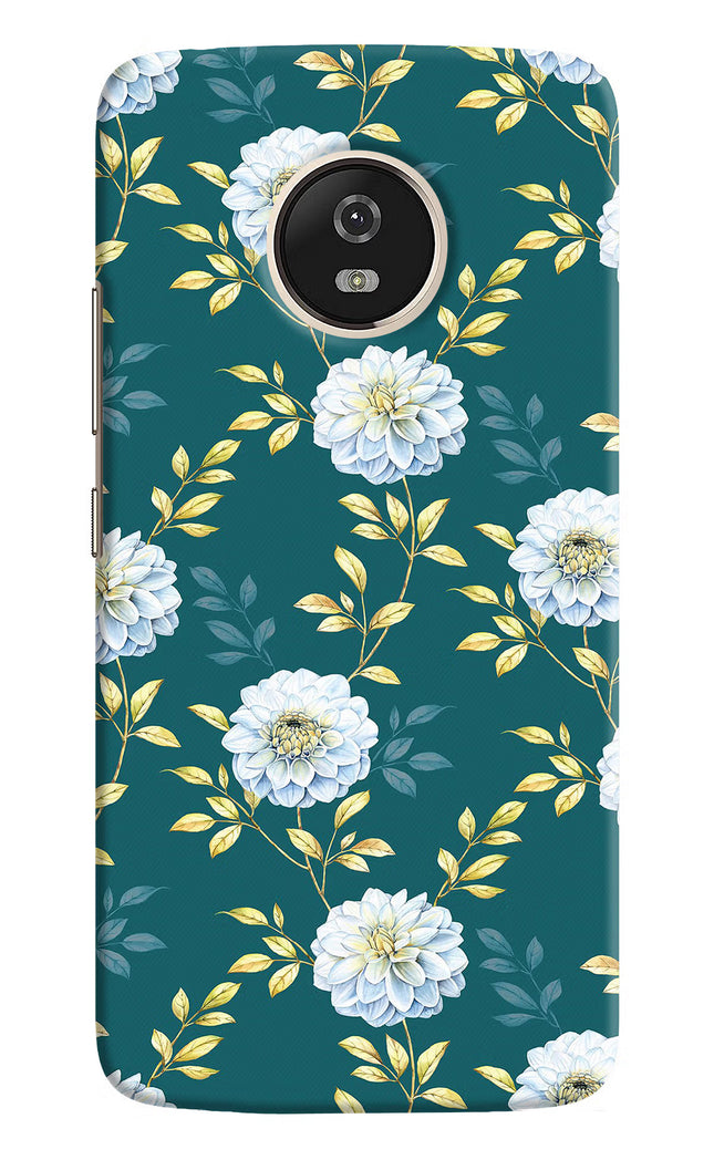 Flowers Moto G5 Hard Case Back Cover by Casekaro