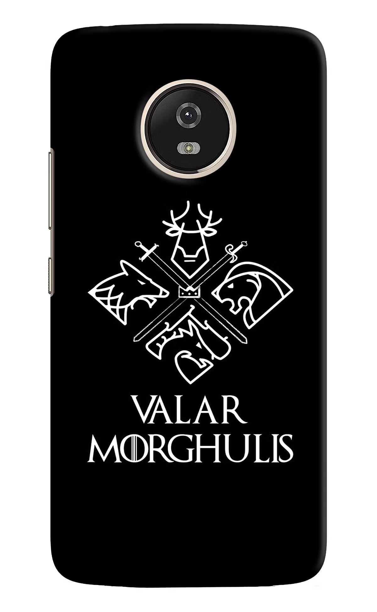 Valar Morghulis | Game Of Thrones Moto G5 Hard Case Back Cover by Casekaro