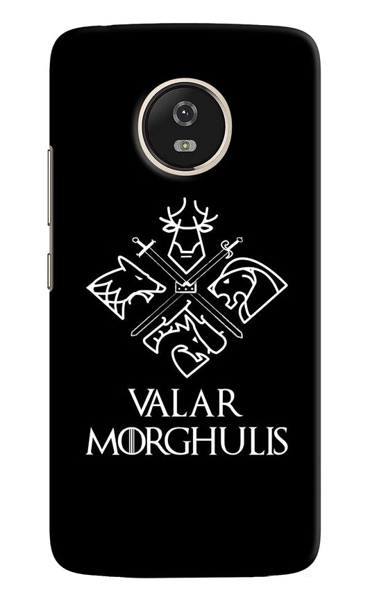 Valar Morghulis | Game Of Thrones Moto G5 Hard Case Back Cover by Casekaro