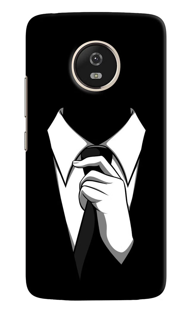 Black Tie Moto G5 Hard Case Back Cover by Casekaro