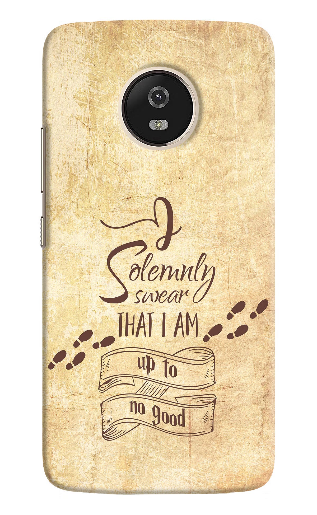 I Solemnly swear that i up to no good Moto G5 Hard Case Back Cover by Casekaro