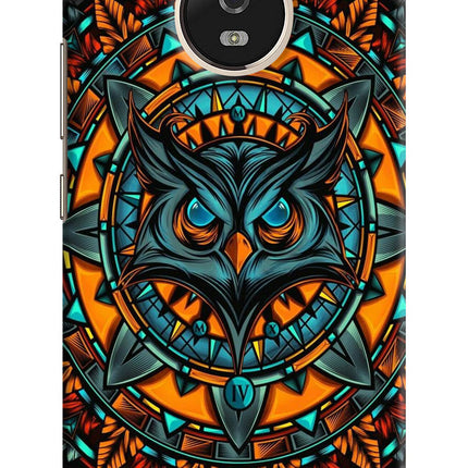 Angry Owl Art Moto G5 Hard Case Back Cover by Casekaro