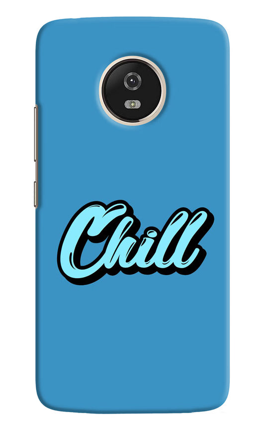 Chill Moto G5 Hard Case Back Cover by Casekaro