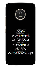 FRIENDS Character Moto G5 Hard Case Back Cover by Casekaro