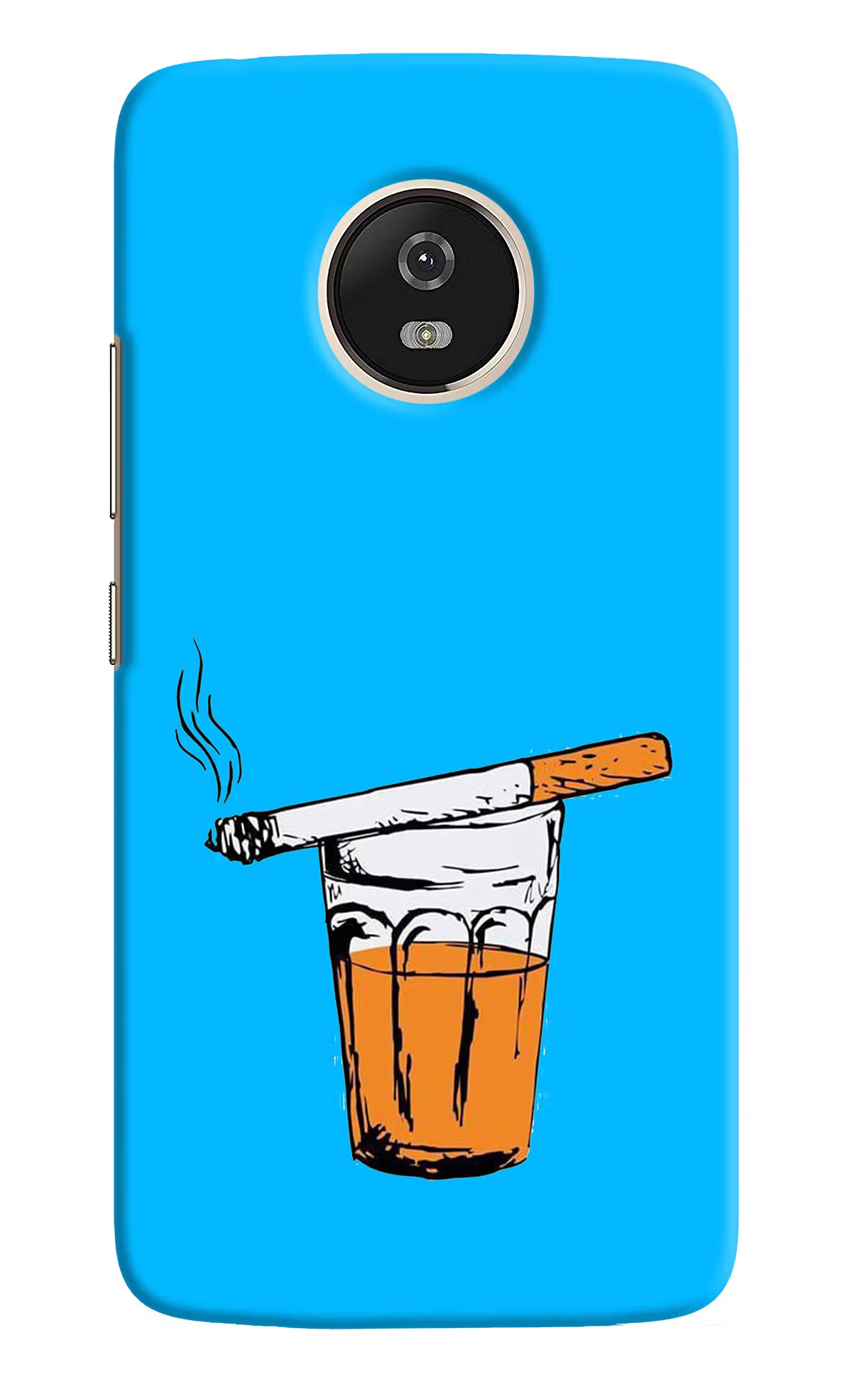 Chai Sutta Moto G5 Hard Case Back Cover by Casekaro