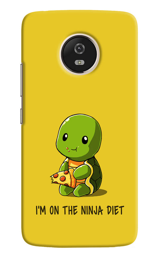 I'm on Ninja Diet Moto G5 Hard Case Back Cover by Casekaro