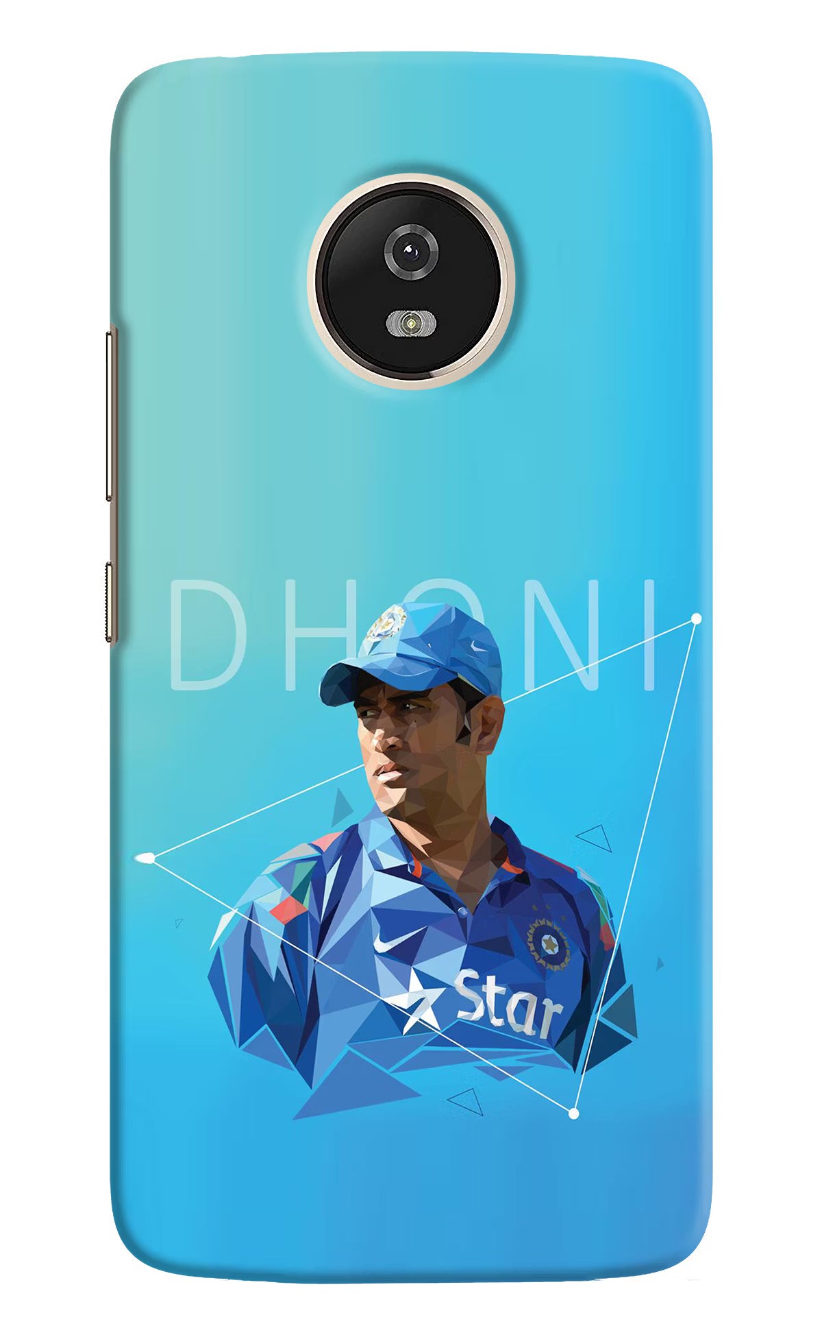 Dhoni Artwork Moto G5 Hard Case Back Cover by Casekaro