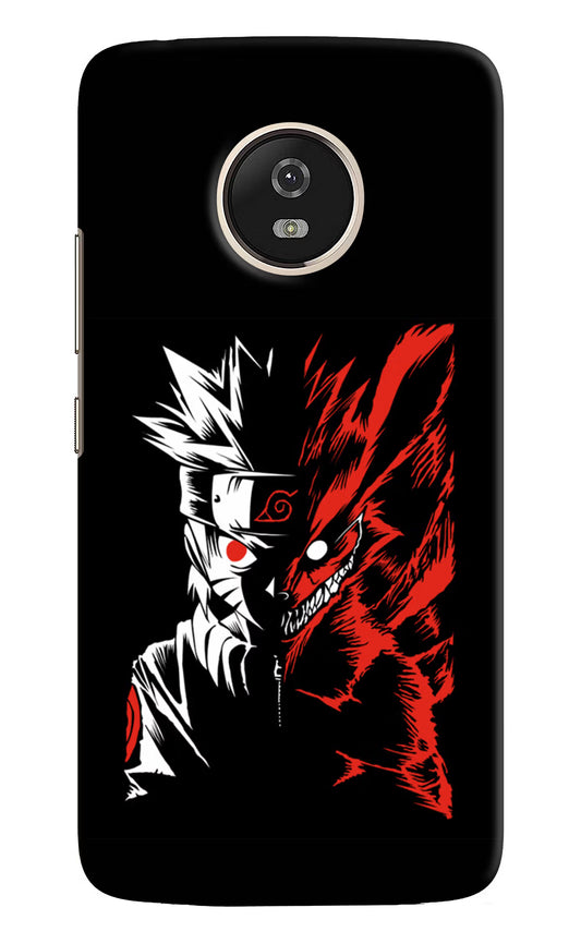 Naruto Two Face Moto G5 Hard Case Back Cover by Casekaro