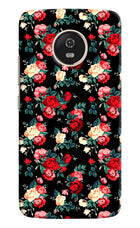 Rose Pattern Moto G5 Hard Case Back Cover by Casekaro