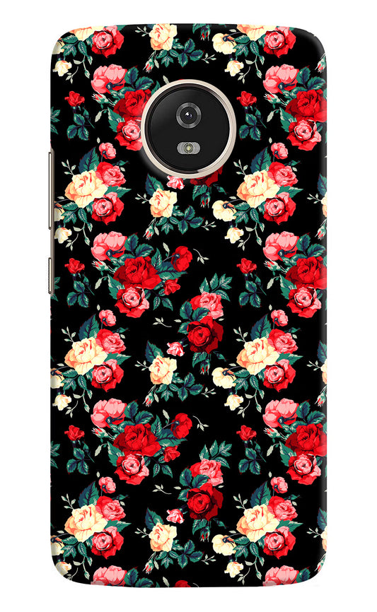 Rose Pattern Moto G5 Hard Case Back Cover by Casekaro