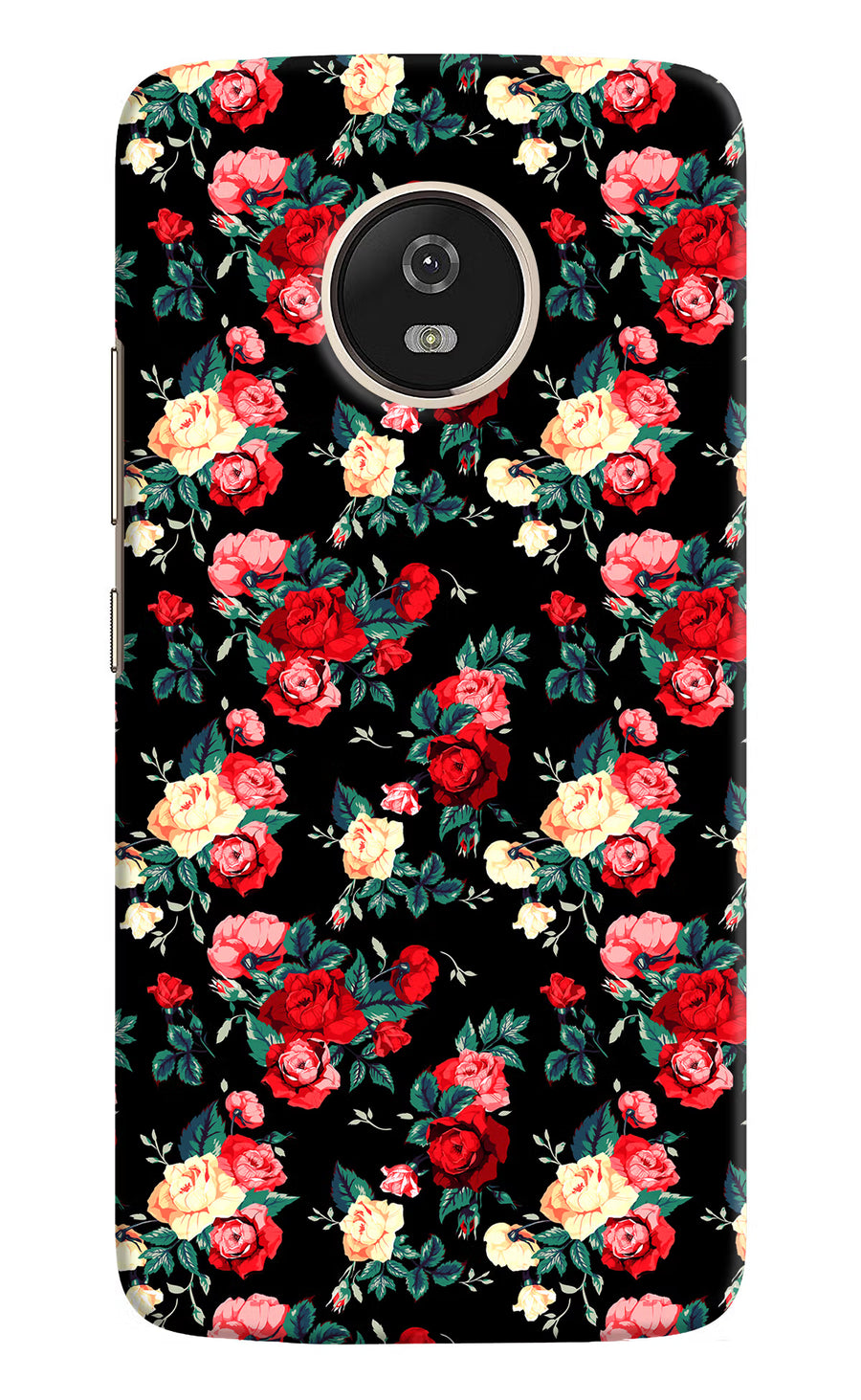 Rose Pattern Moto G5 Back Cover, Hard case