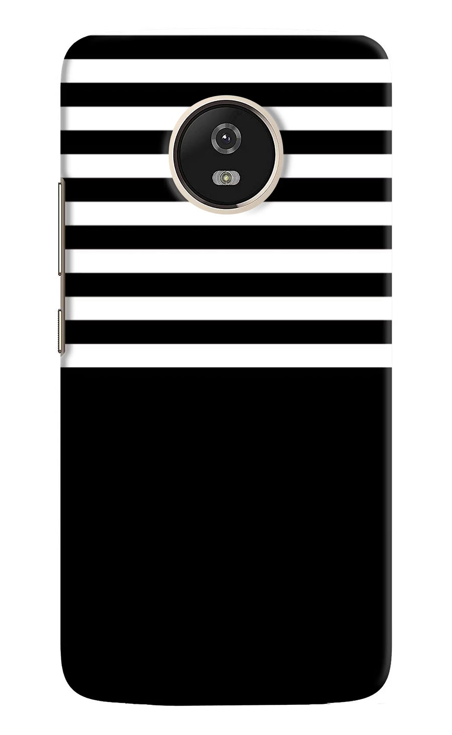 Black and White Print Moto G5 Back Cover, Hard case