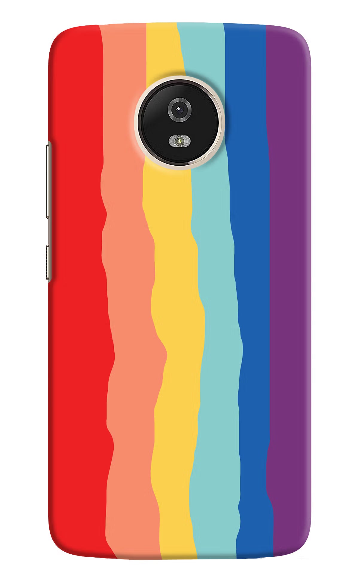Rainbow Moto G5 Hard Case Back Cover by Casekaro