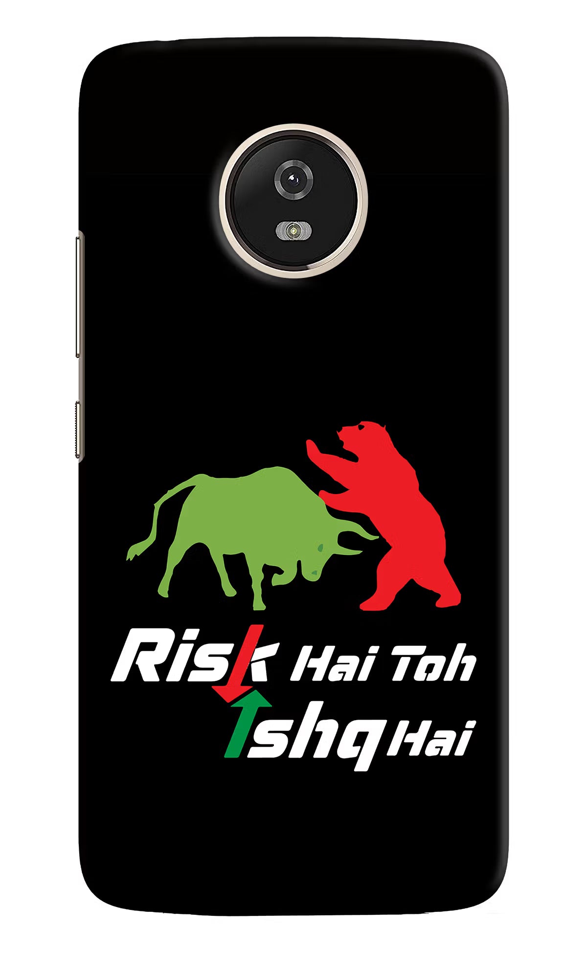 Risk Hai Toh Ishq Hai Moto G5 Hard Case Back Cover by Casekaro