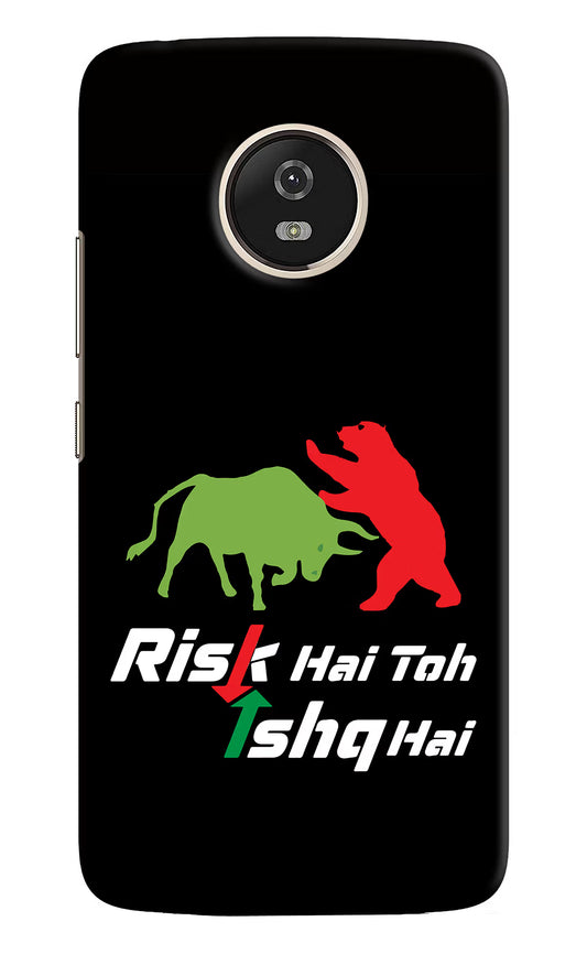 Risk Hai Toh Ishq Hai Moto G5 Hard Case Back Cover by Casekaro