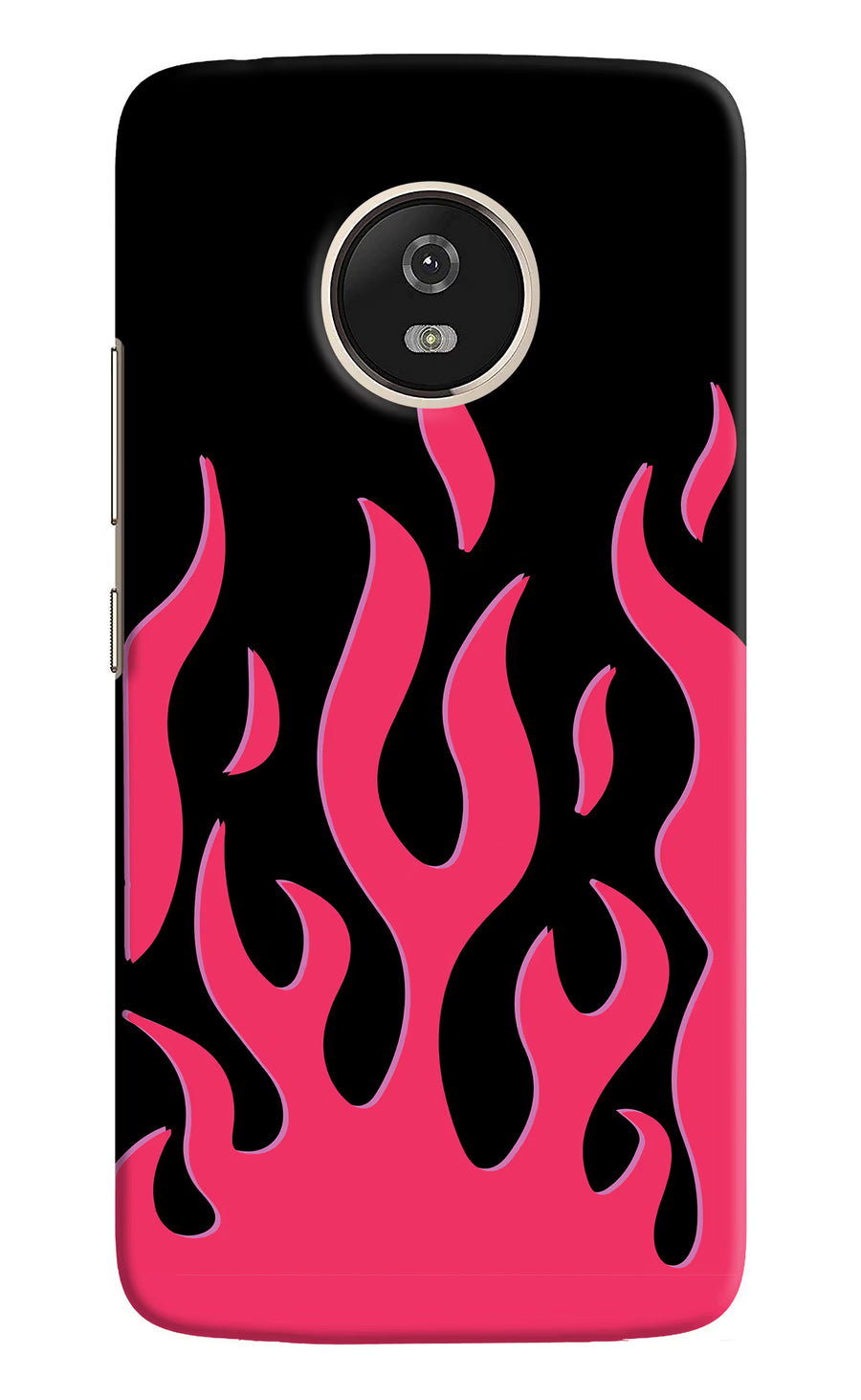Fire Flames Moto G5 Back Cover, Hard case