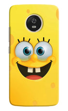 Sponge 1 Moto G5 Hard Case Back Cover by Casekaro