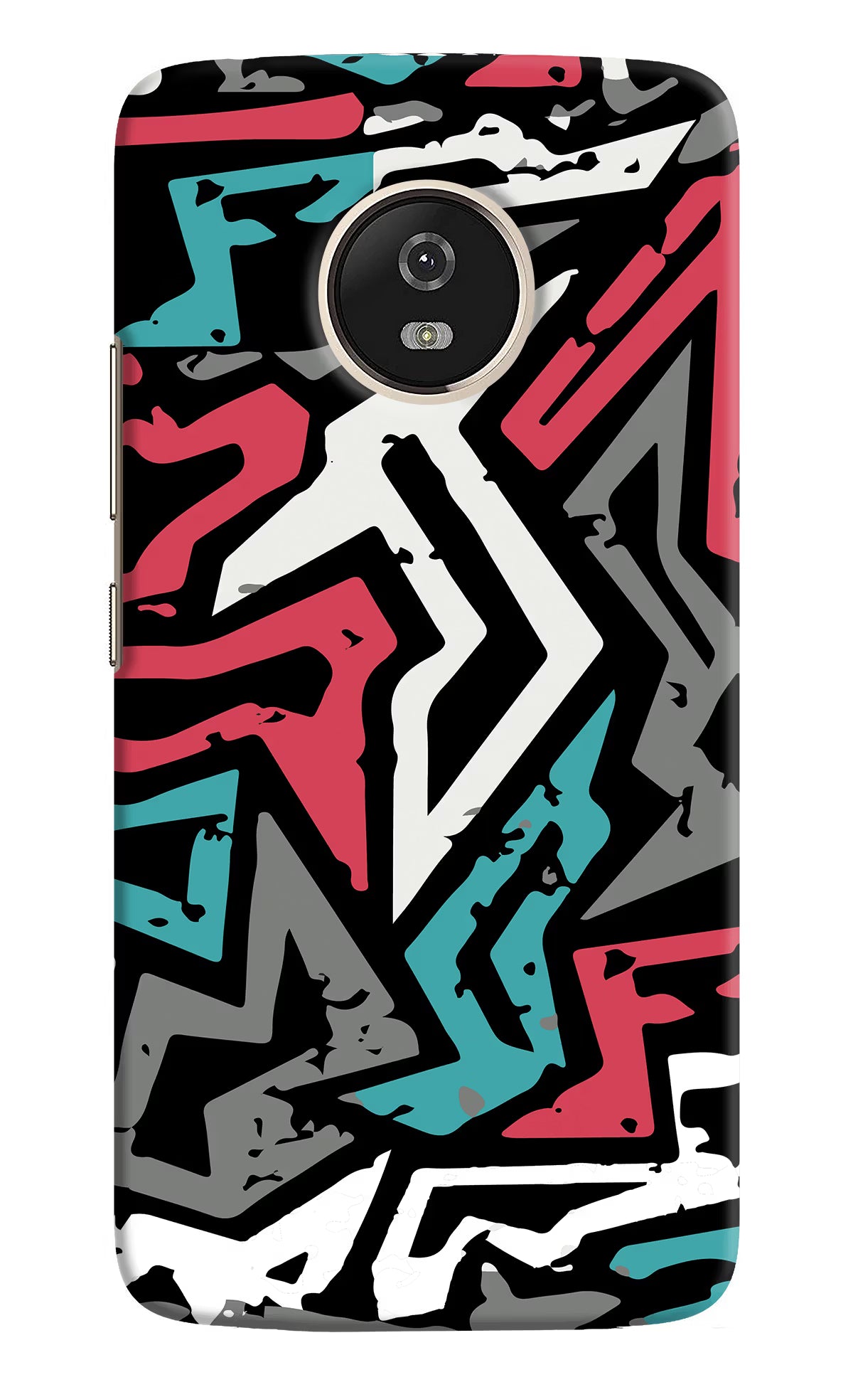 Geometric Graffiti Moto G5 Hard Case Back Cover by Casekaro