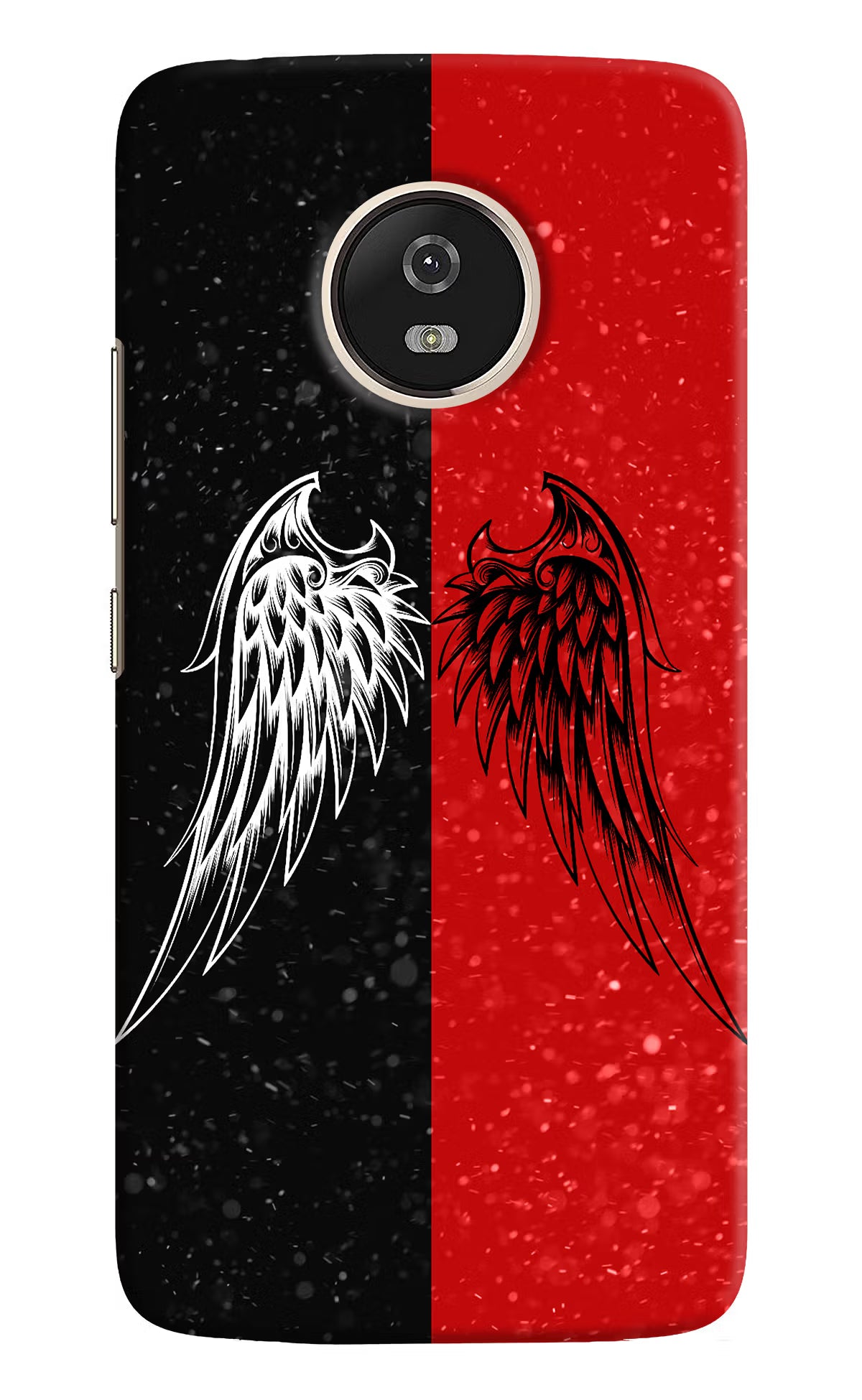Wings Moto G5 Hard Case Back Cover by Casekaro
