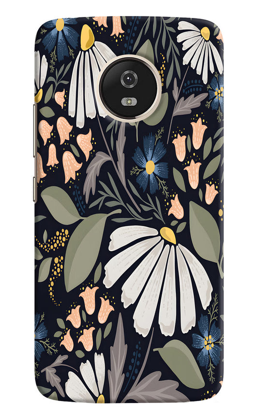 Flowers Art Moto G5 Hard Case Back Cover by Casekaro