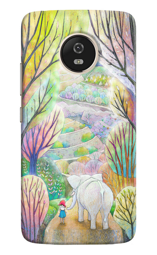 Nature Painting Moto G5 Hard Case Back Cover by Casekaro