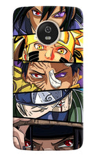 Naruto Character Moto G5 Hard Case Back Cover by Casekaro