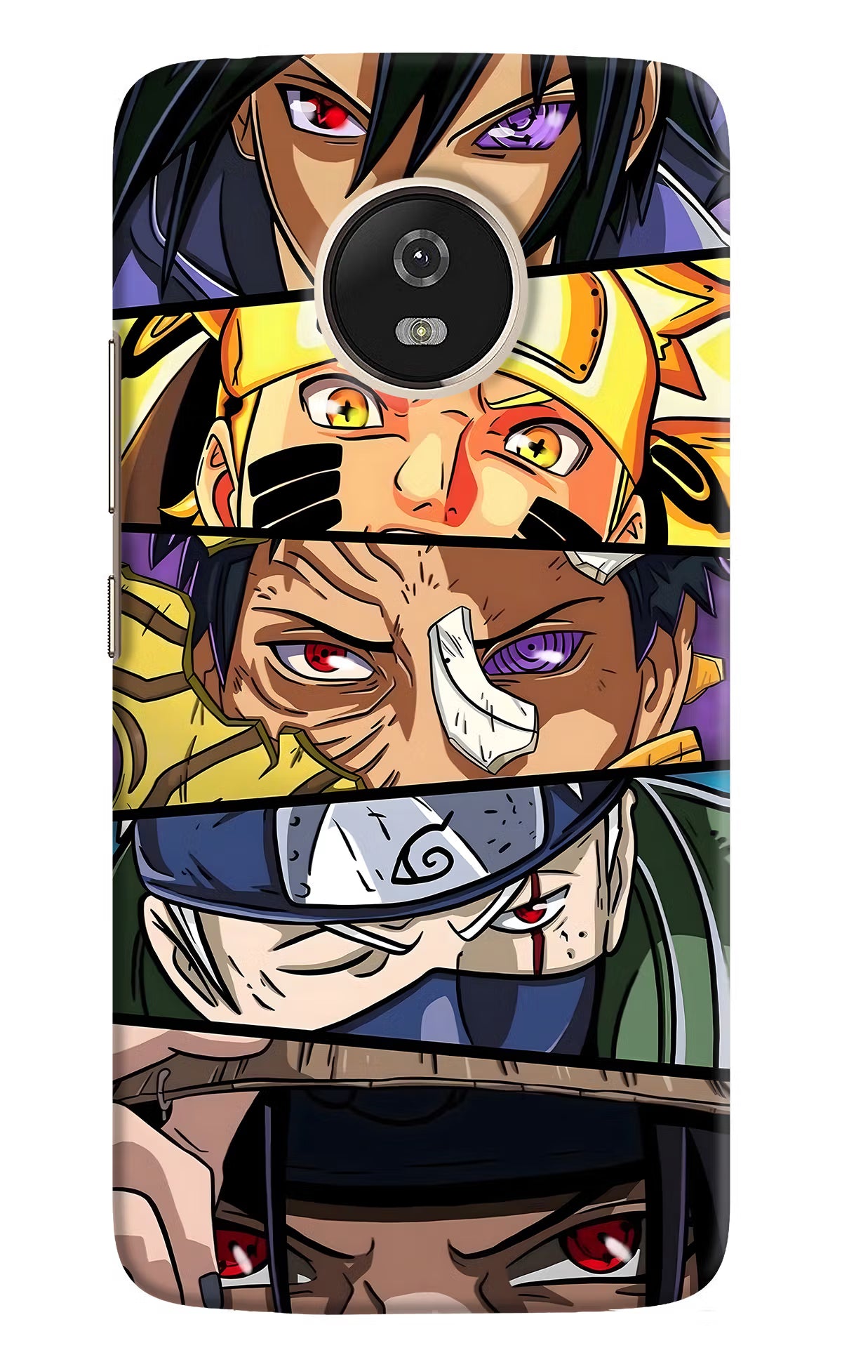 Naruto Character Moto G5 Hard Case Back Cover by Casekaro
