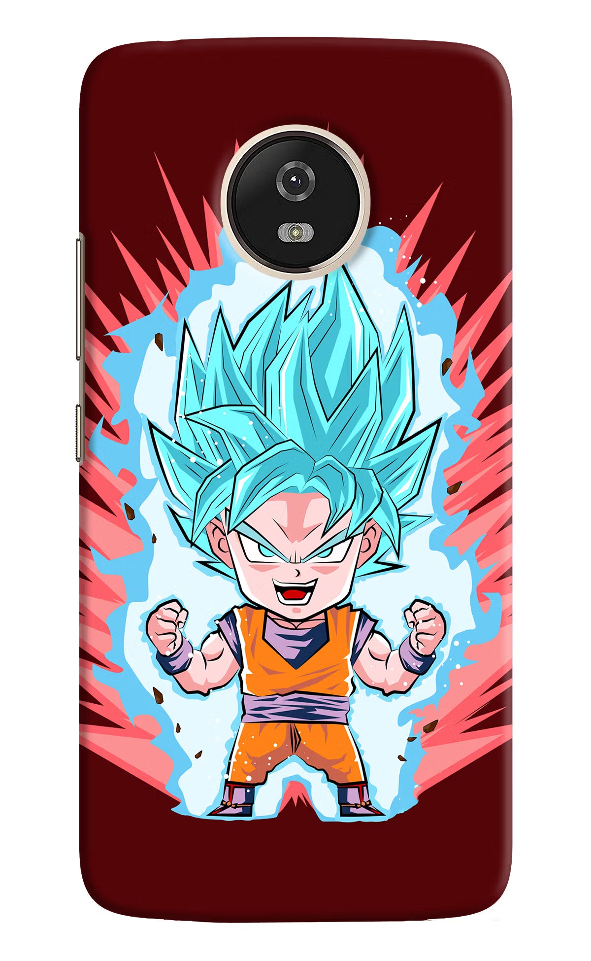 Goku Little Moto G5 Hard Case Back Cover by Casekaro