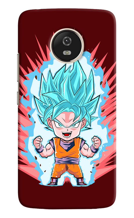 Goku Little Moto G5 Hard Case Back Cover by Casekaro