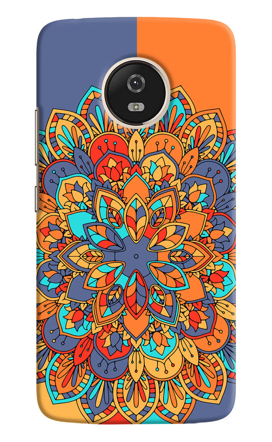 Color Mandala Moto G5 Hard Case Back Cover by Casekaro