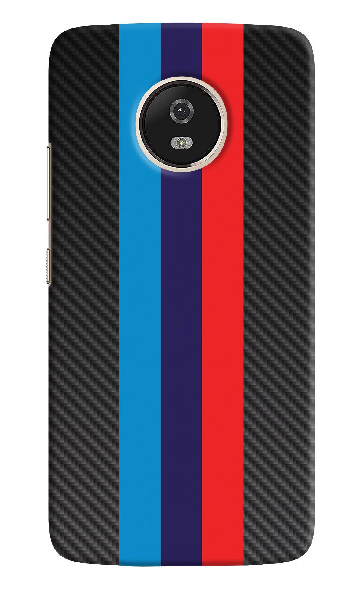 BMW Stripes Pattern Moto G5 Hard Case Back Cover by Casekaro