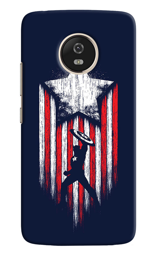 Captain America Marvel Art Moto G5 Back Cover