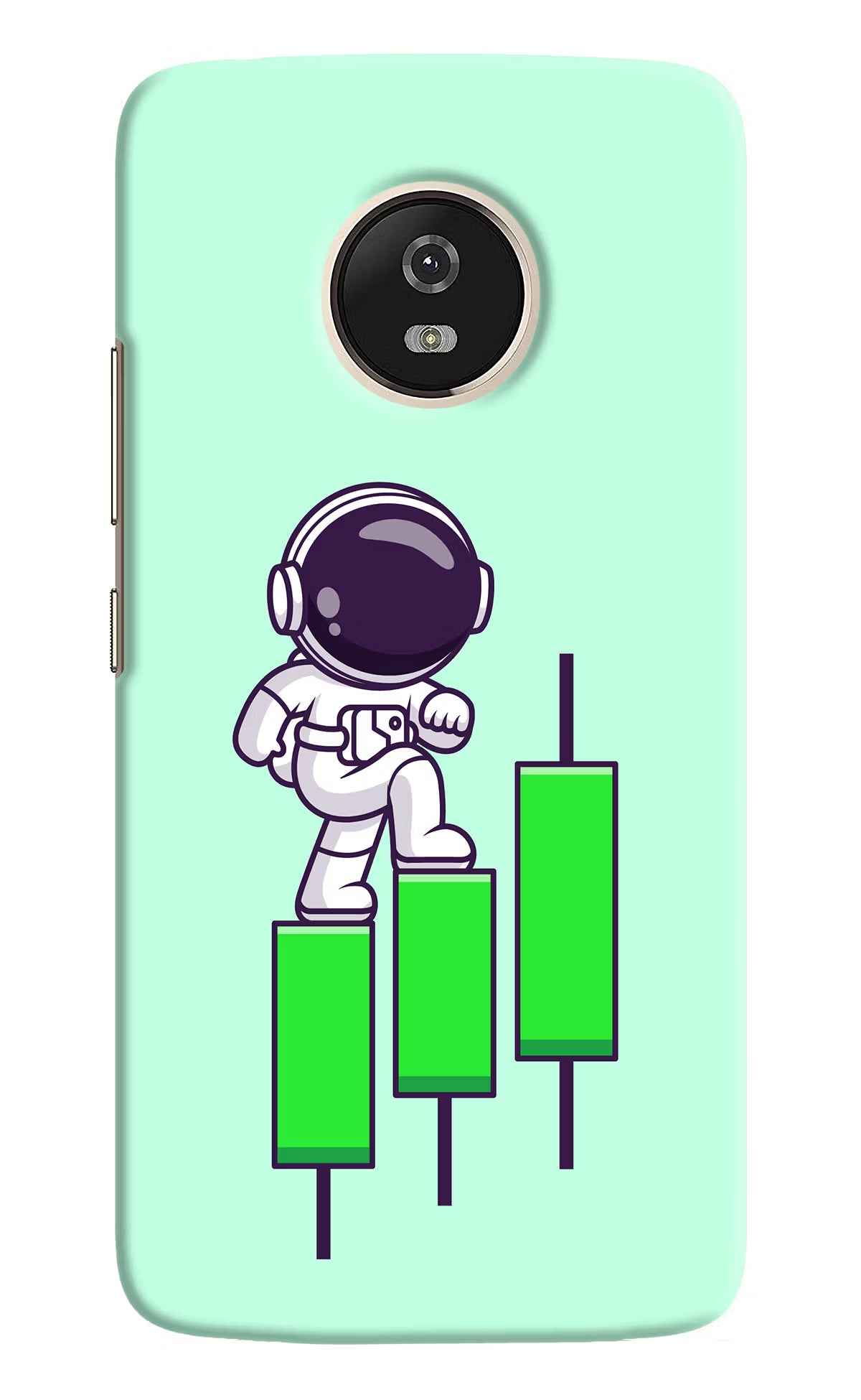 Astronaut Trader Moto G5 Hard Case Back Cover by Casekaro