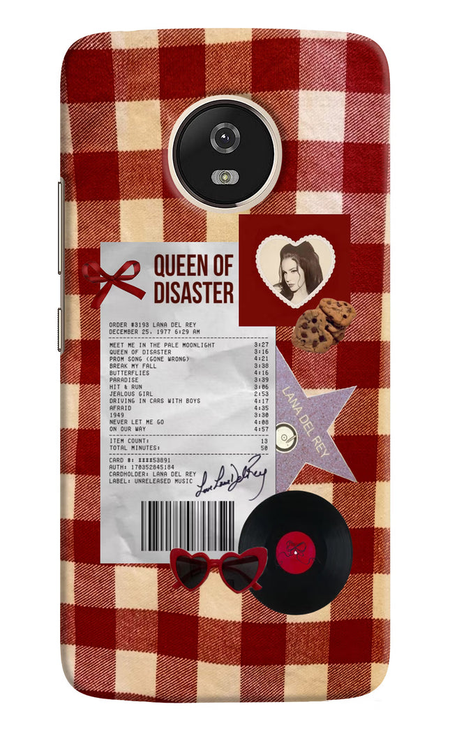 Queen of Disaster Moto G5 Hard Case Back Cover by Casekaro