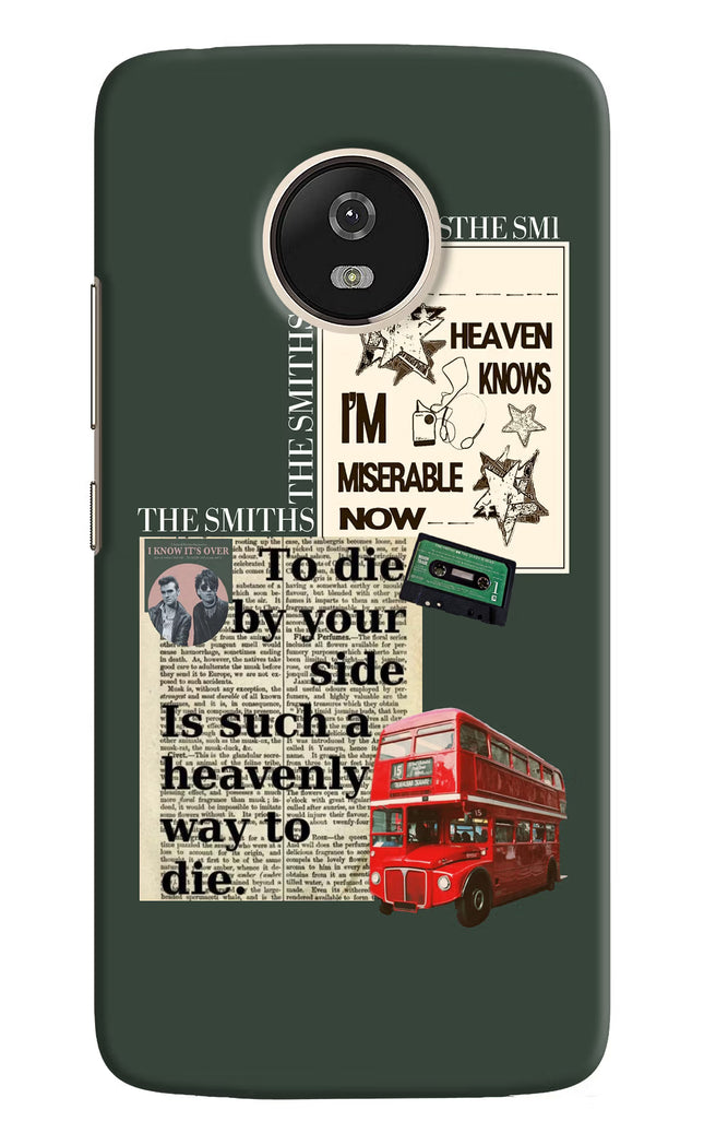 The Smiths Moto G5 Hard Case Back Cover by Casekaro