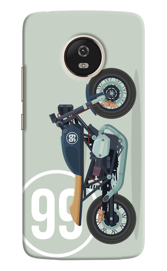 Classic Cafe Racer 99 Moto G5 Hard Case Back Cover by Casekaro