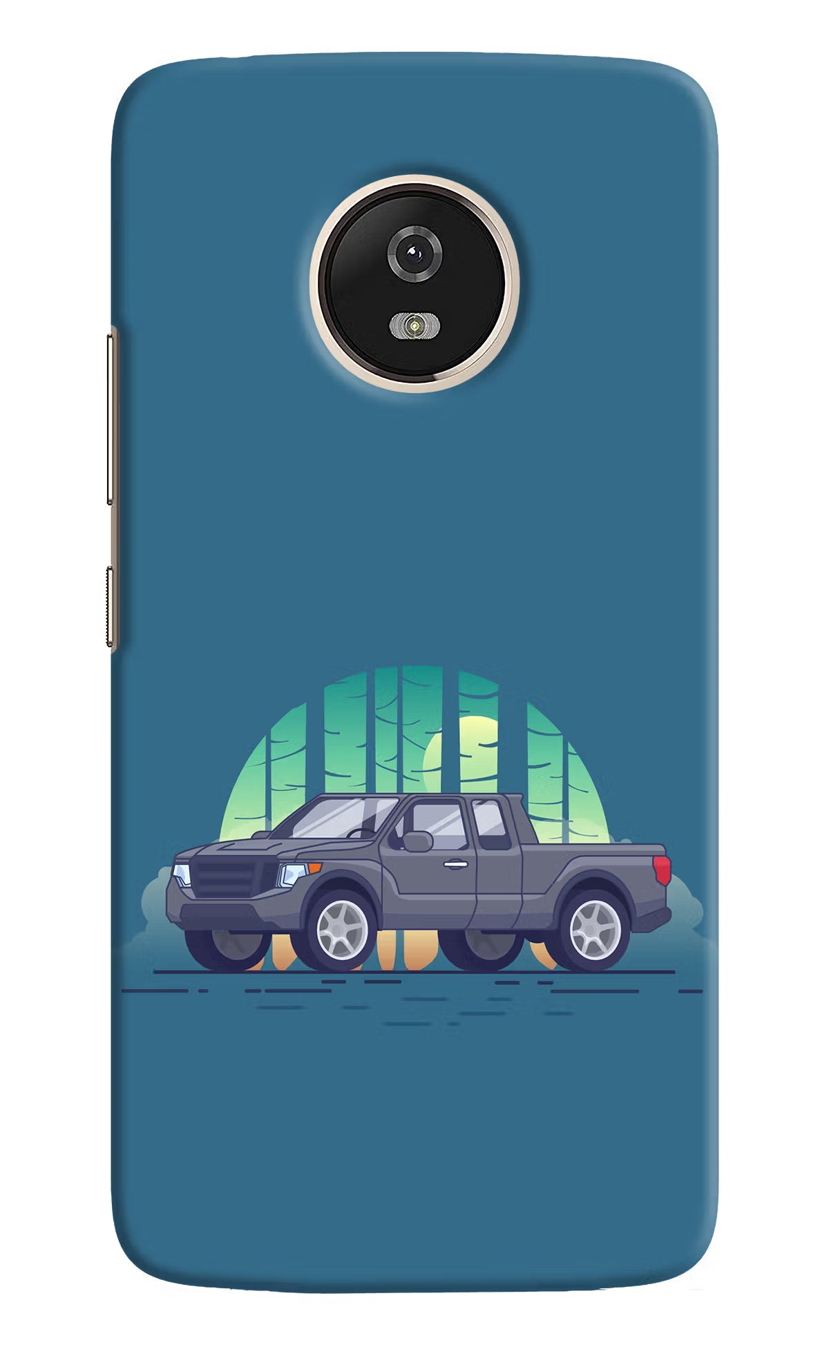 Retro Garage Vibe Moto G5 Hard Case Back Cover by Casekaro