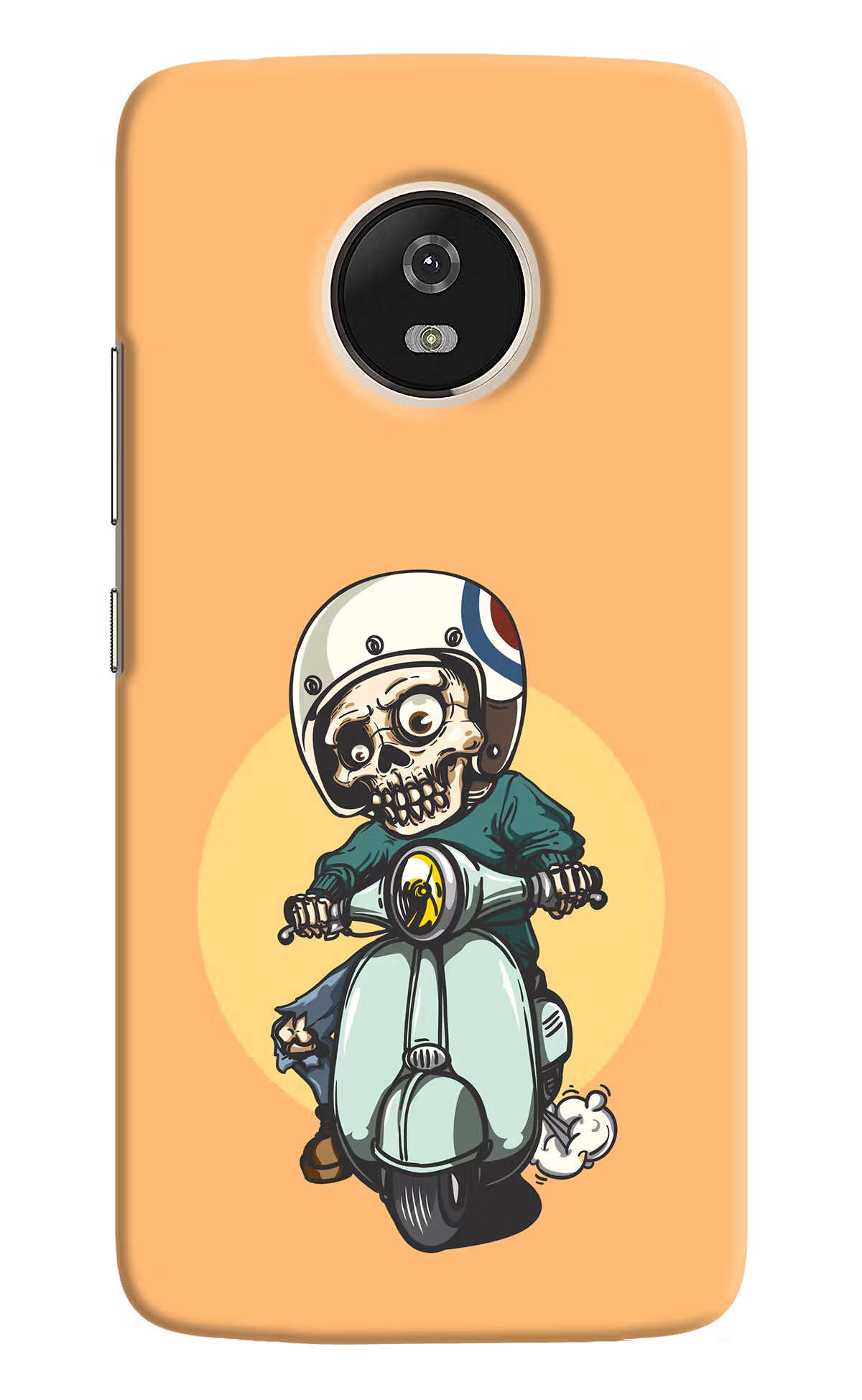 Undead Biker Moto G5 Hard Case Back Cover by Casekaro