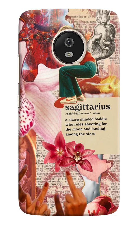 Sagittarius Zodiac Moto G5 Hard Case Back Cover by Casekaro