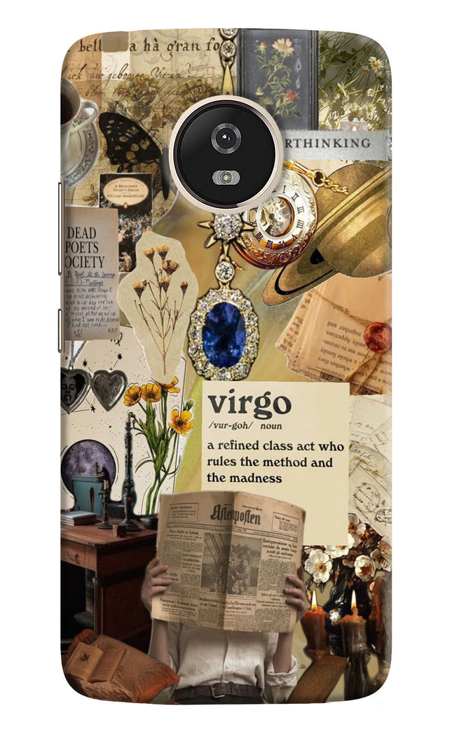 Virgo Zodiac Moto G5 Hard Case Back Cover by Casekaro